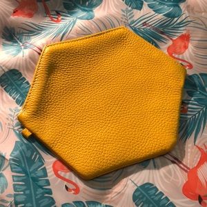 Texas rover yellow geometric wallet summer makeup